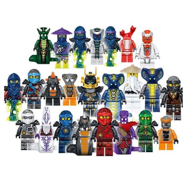 MorFansi Set of 24 Building Blocks for the Phantom Ninja series