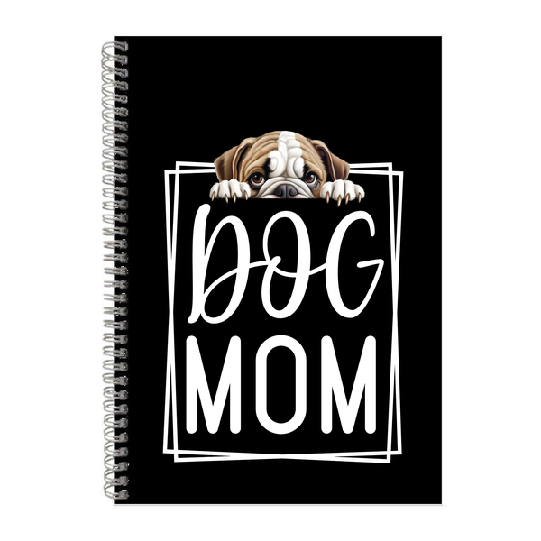 Bulldog Breed A4 Blank Notebook for Dog Lovers Funny Graphic Present 007