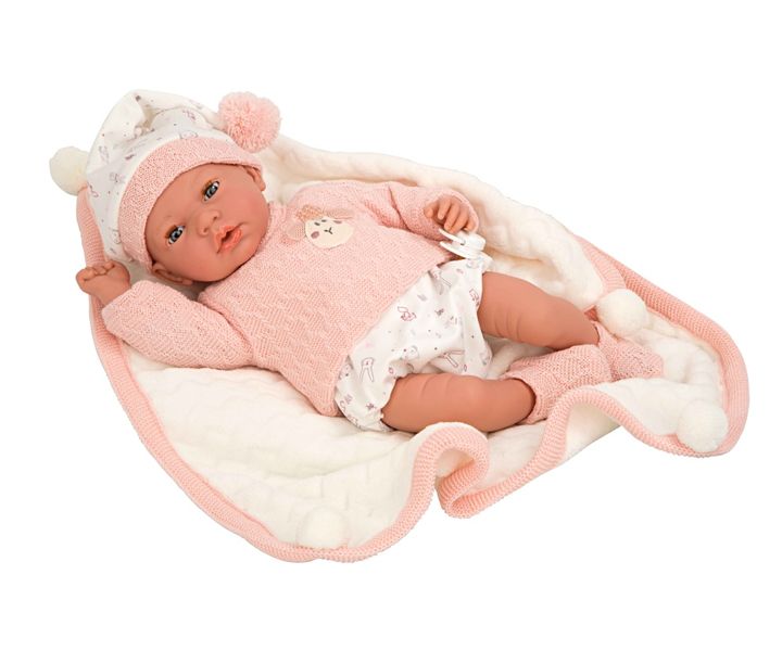Arias Elegance 40cm Reborn Weighted Soft body Doll (with 14 Sounds) Andie