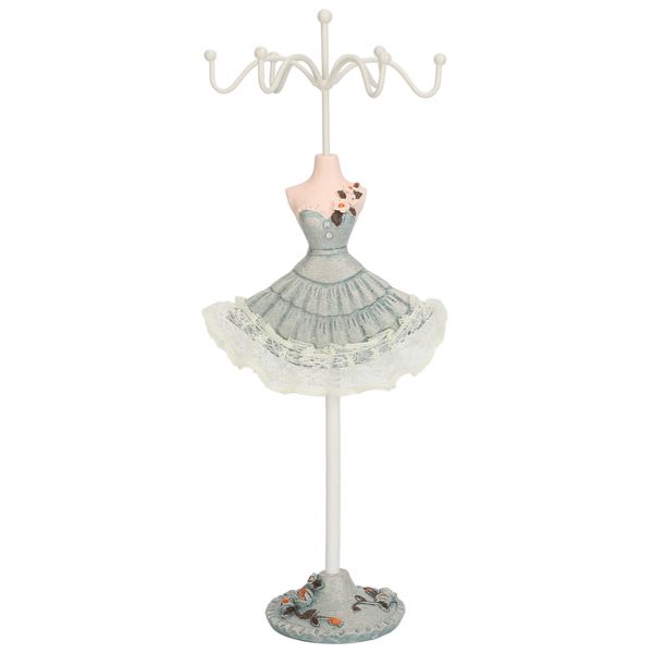 Pine Green Jewelry Display Stand - Iron Mannequin &amp; Rack
