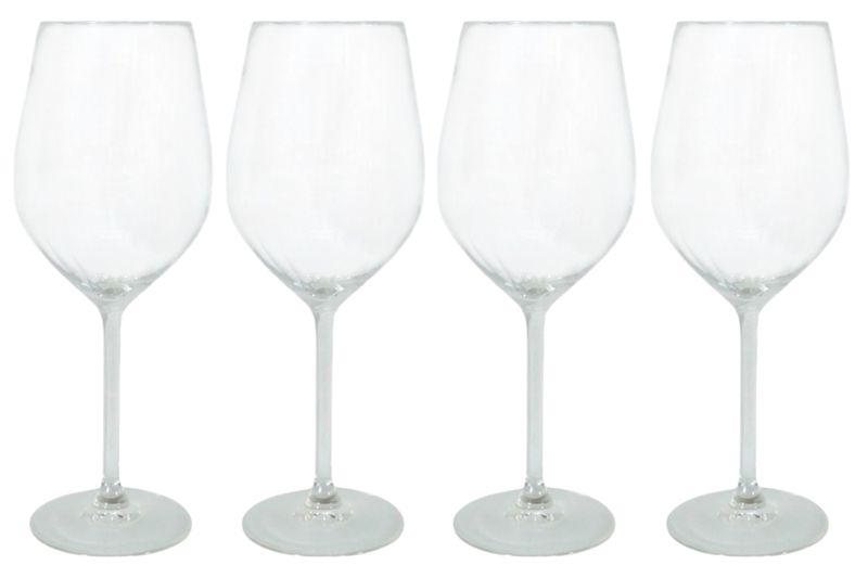 Excellent Housewares 4 Piece White Wine Glass 500ml