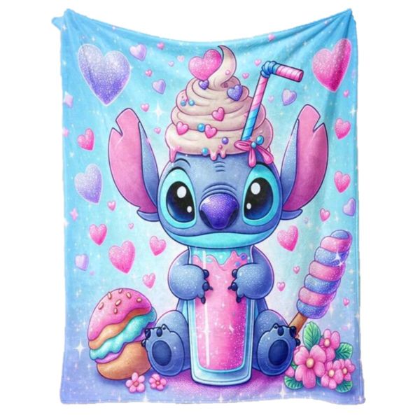 Disney Stitch Soft/Cozy Plush Blanket (130 x 150 cm)