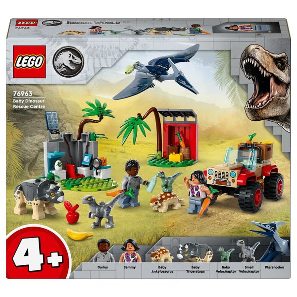 LEGO® Jurassic World Baby Dinosaur Rescue Centre 76963 Building Toy Set - 139 Pieces