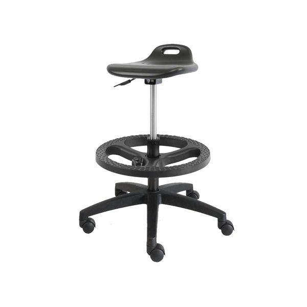 Industrial Stool Chair: The Saddle - Tall