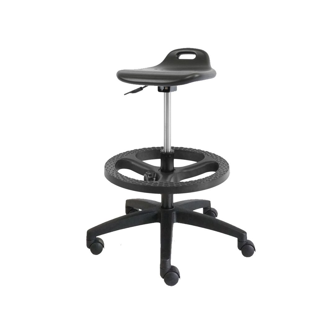 Industrial Stool Chair: The Saddle - Tall | Shop Today. Get it Tomorrow ...