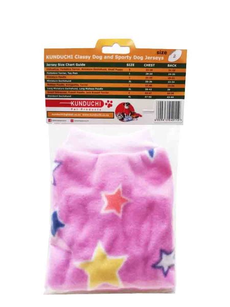 Kunduchi - Dog Jersey - Pink (Size: 2)