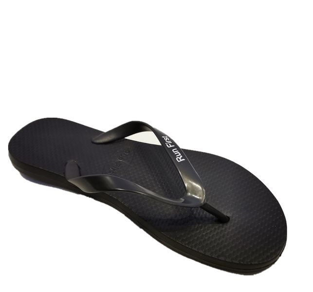 Run First Kid's Flip Flops Boy's Flip Flop Havaianas' Style Sandals - Black