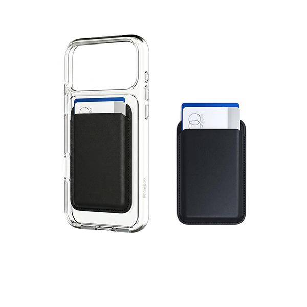 PhoneBoxx- iPhone 17 Pro Max MagSafe Clear Cover with Magsafe Card Holder