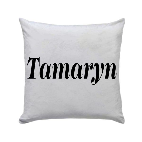 Tamaryn 30 x 30cm - Cushion/pillow with Vinyl Letters gift present