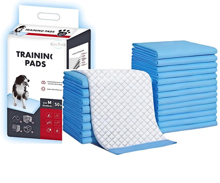 Pet Pee Pads for Puppy Training 45x60cm Pads Disposable Pad Dog Pads 50psc