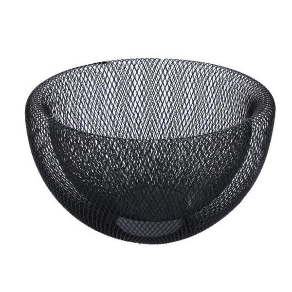 Fruit Bowl Net Design, Elastic Metal, Wire Basket With Double Walls AN