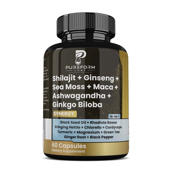 Shilajit + Ginseng Synergy Capsules