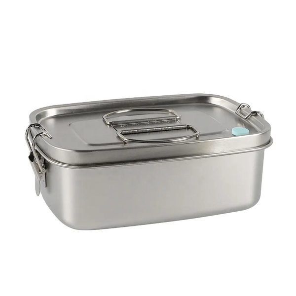 Grey Rectangular 1 Lunch Box
