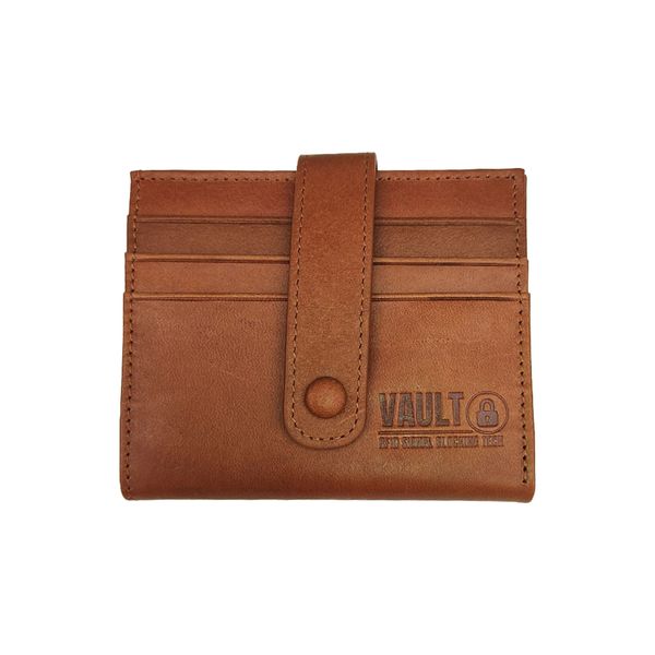 Sleek Genuine Leather Anti-Theft Wallet with RFID Signal Blocking (M-L)