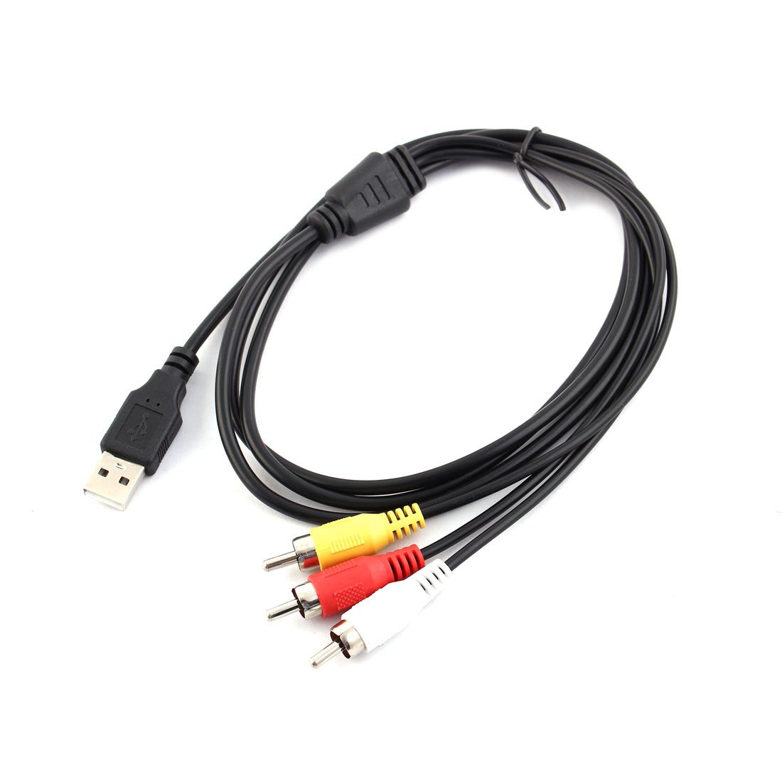 USB A Male to 3 RCA Cable Video 2 Audio Data Cable Cord Shop Today