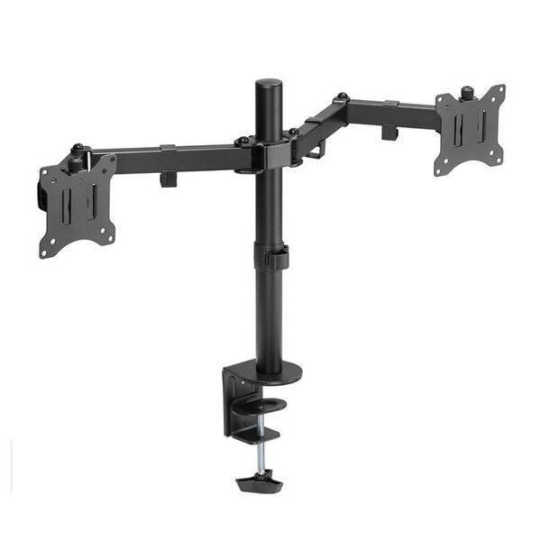 15''-33'' Full Motion Adjustable Dual Monitor Desktop Mount -Z022