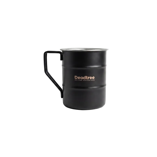 Deadtree Stainless Steel Bushmug 450ml - Black