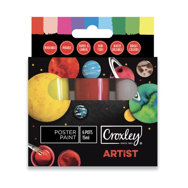 Croxley Artist Poster Paint Set