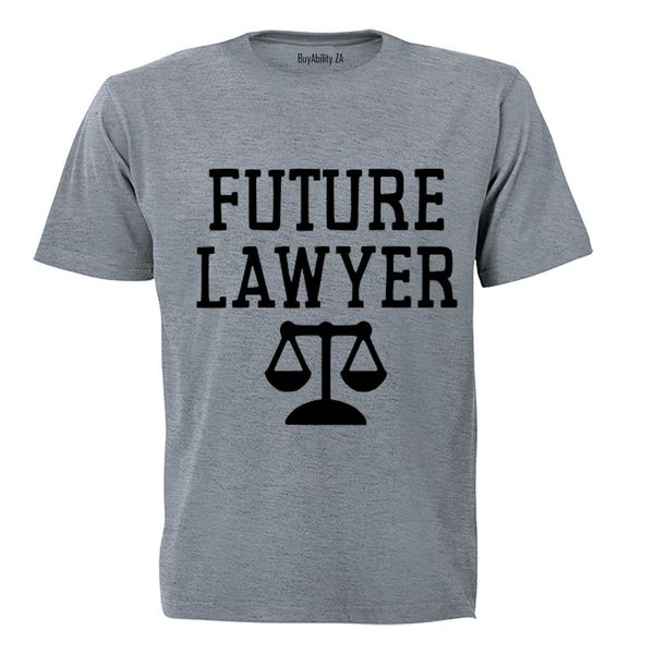 Future Lawyer - Adults - T-Shirt - Grey