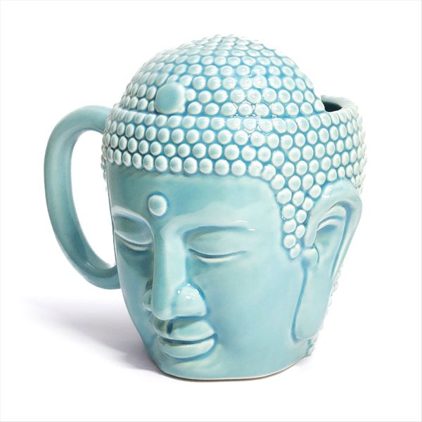 Coffee Cup Tathagata Buddha Shape Durable Buddha's Head Ceramic Cup