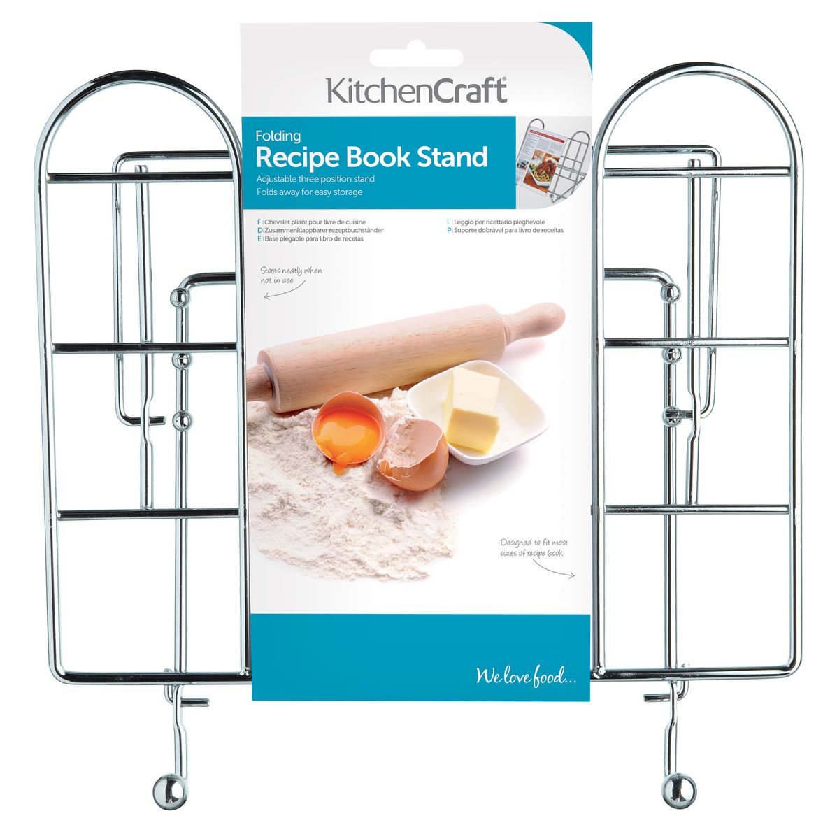 KitchenCraft Adjustable Folding Recipe Book Holder Shop Today. Get it
