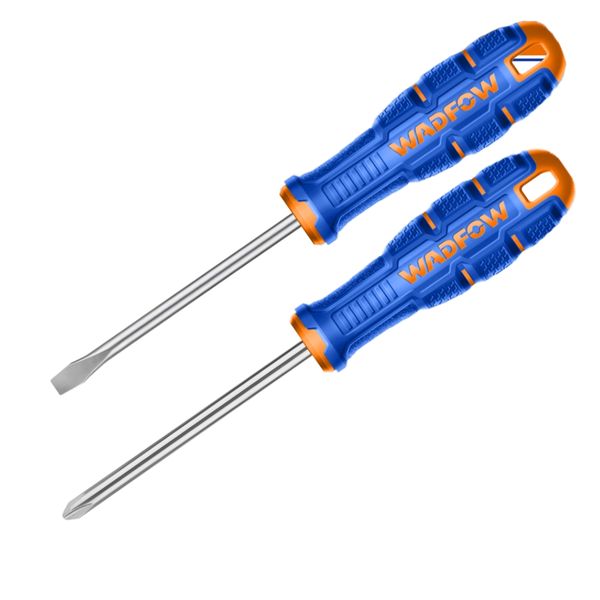 Wadfow - 2 Pce Screwdriver Set (Slotted SL6.5 / Phillips PH2) x 6 x 125mm