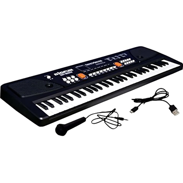 61 Keys Rechargeable Electronic Kids Electric Piano MICROPHONE INCLUDED