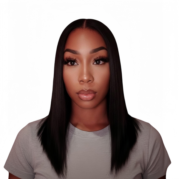 Luvée 16 inch Straight Wig - Human Hair with 13x4 Lace Front