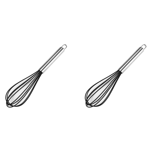 Silicone Kitchen Whisk 10 Inch Silicone Whisk Egg Beater