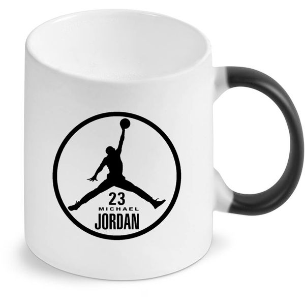 Jordan 23 Basketball Birthday Christmas Magic Colour Changing Gift Mug