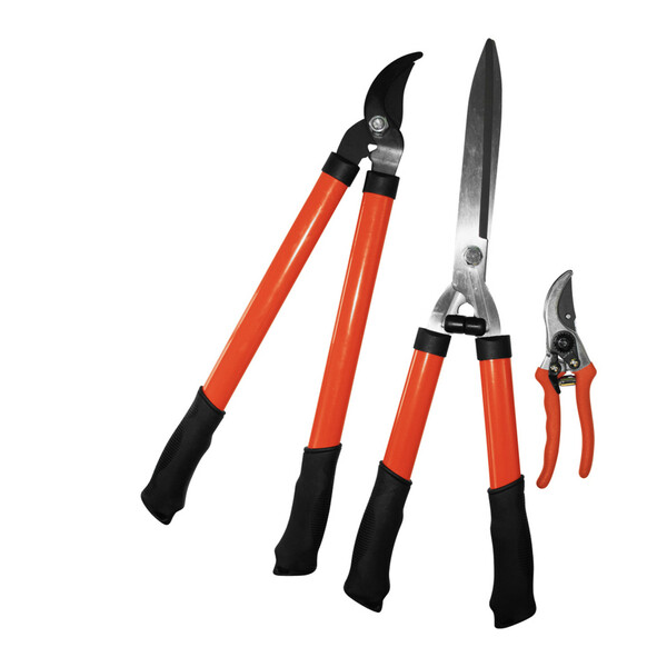 Garden Master 3-Piece Gardening Tool Set / Pruning Kit (Pink)