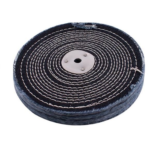 Colour Buff/Mop Stitched 200mm x 2 Section - 3 Pack