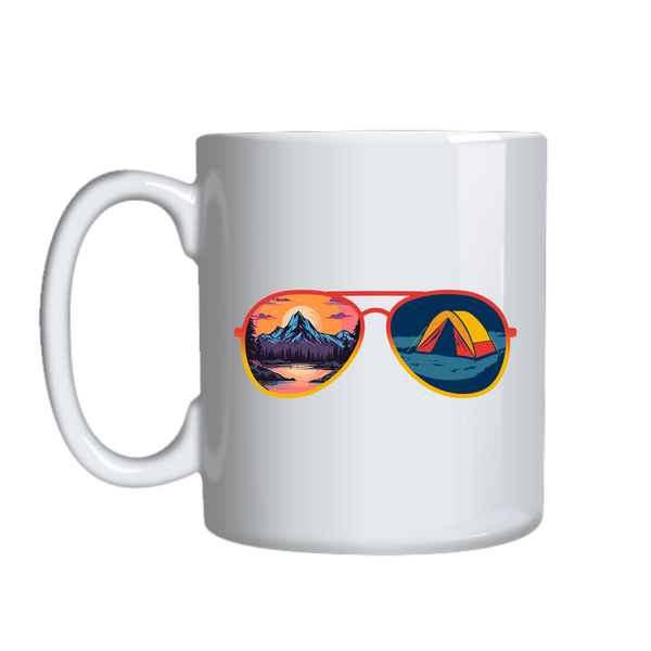 Camping Coffee Mugs for Sports Lover Trendy Graphic Cup Birthday Present036