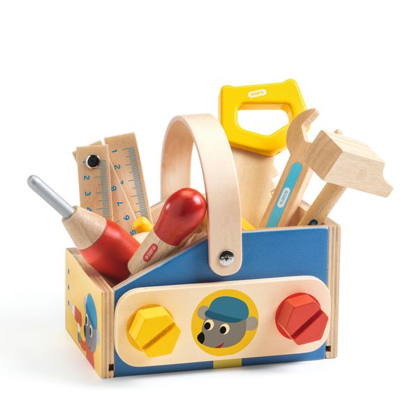 Djeco Wooden Toys - Mini brico - Tool Box