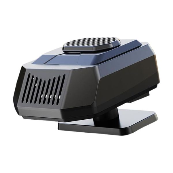 12V Portable 2-in-1 Car Heater &amp; Cooling Fan with 360 Rotating Base