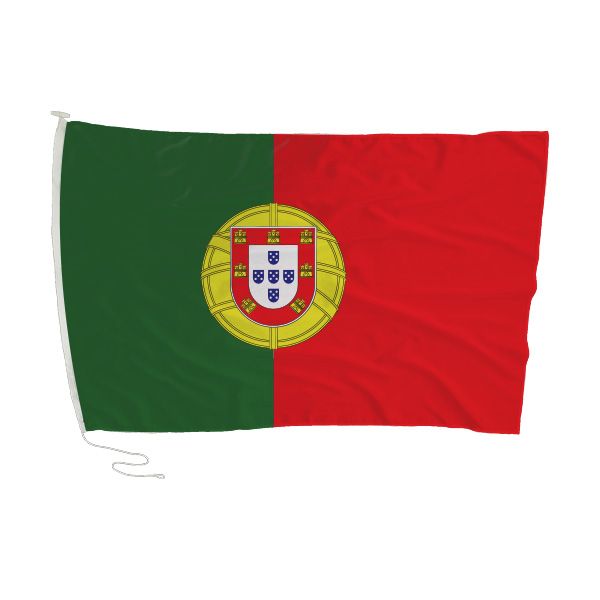 Portugal Flag with Rope and Toggle - 180 x 120cm