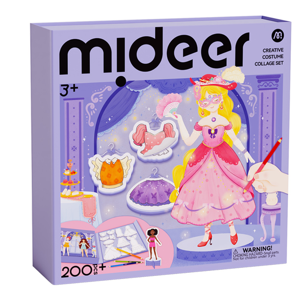 Mideer - Dress-Up Collage Arts &amp; Crafts Set: Sparkling Ball Night