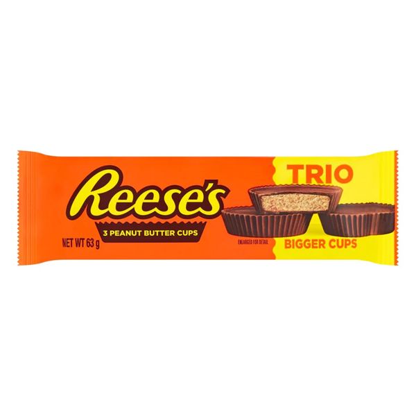 Reese's Peanut Butter Cup Milk Chocolate Trio 3-Piece - 63g