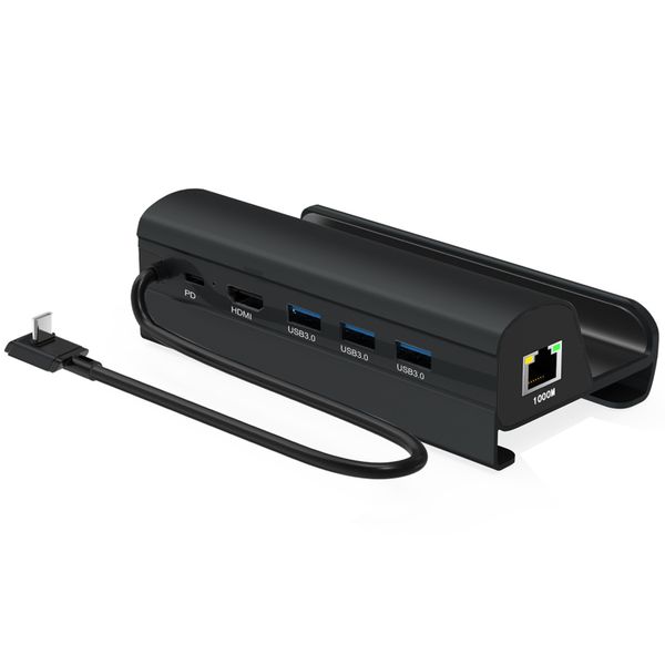 6-in-1 Charging Multi-Port USB Hub for Steam Deck Switch 4K HD Display