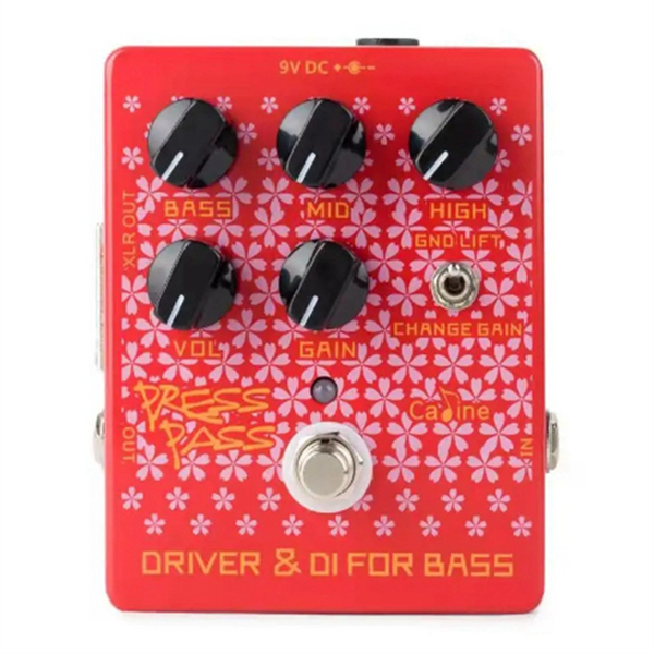 Caline Cp-59 Bass Driver + Di Effects Pedal Bass Amplifier Di Classic