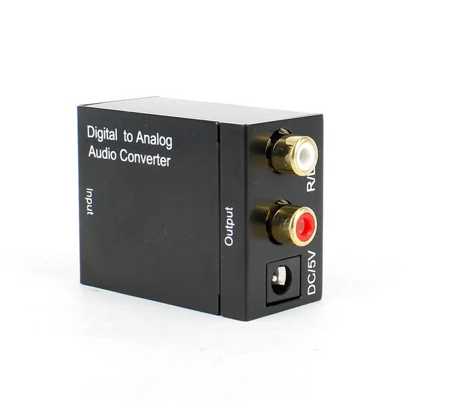 Audio Converter Digital to Analog Digital Coaxial or Toslink digital
