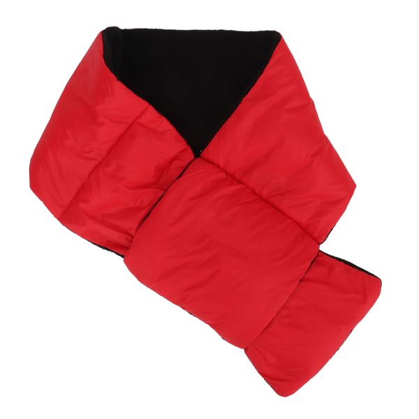 Red Ultralight Down Scarf For Winter