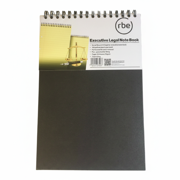 RBE Executive Legal Notebook - 80 Sheets, Wirebound, A4 Size