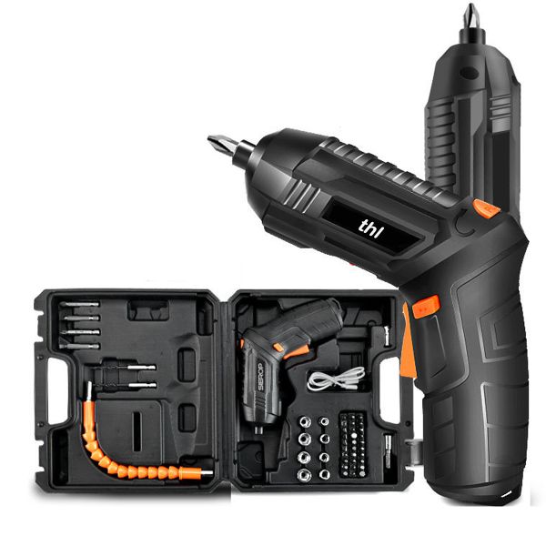thl 3.6V Cordless Electric Screwdriver Set with 47 PC Bit Kit, Rechargeable