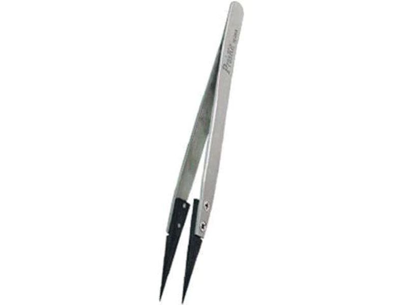 PRK TZ-300A 130mm Static Dissipative Fine Soft Tip Tweezer