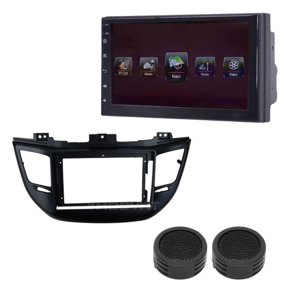 7" Media Player with Trim Plate for Hyundai Tucson 2015-2016 &amp; Evo Tweeters