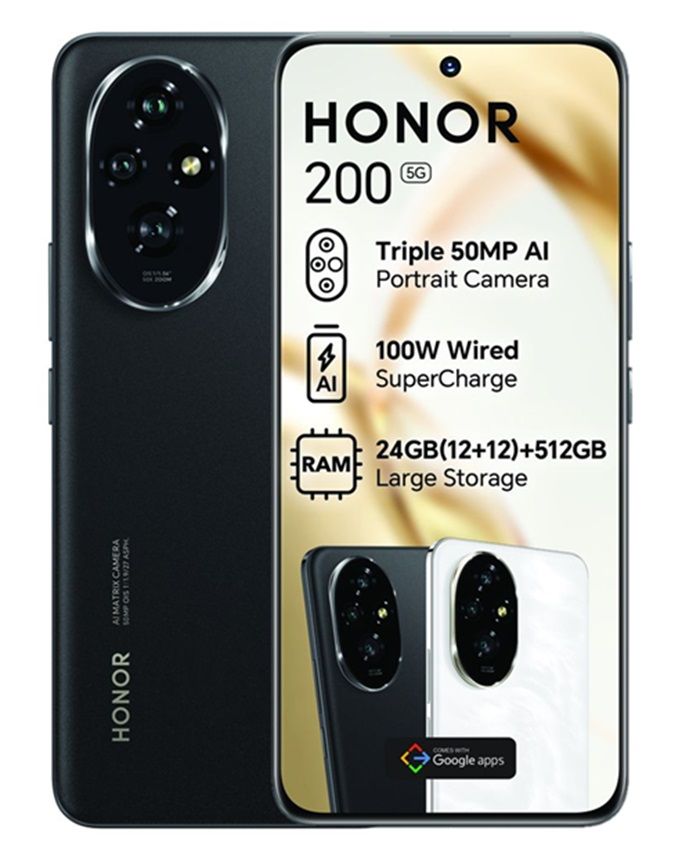HONOR 200 5G 512GB Dual Sim - Black