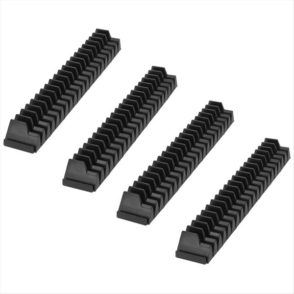4sets Tool Magnetic Wrench Organizer for Drawer Storage Modular Wrench Orga