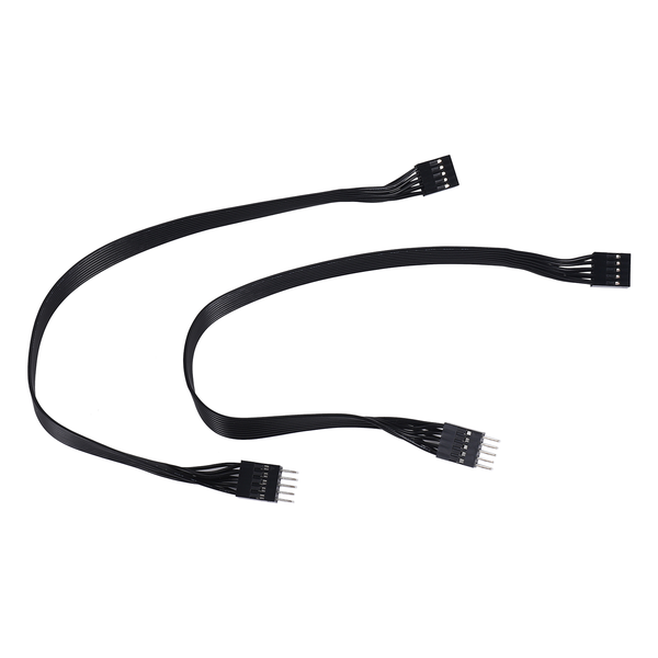 2Pcs Motherboard HD Audio 9Pin Male to Female Cable for PC DIY 30CM