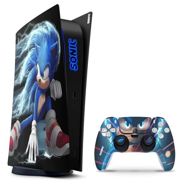 Decal Skin Compatible with PS5 (Disc) - Sonic (Decal Only)
